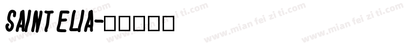 Saint Elia字体转换